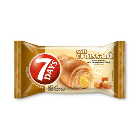 7 DAYS 7 Days Soft Croissant Caramel 2.65 oz., PK24 500120508